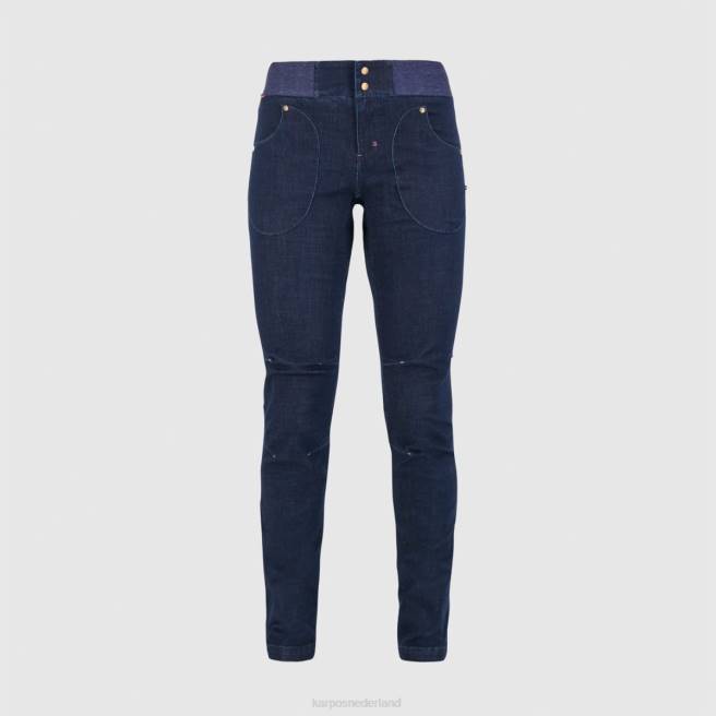 hijgen| Karpos vrouwen salice jeans met broek blauwe spijkerbroek HD6V1503
