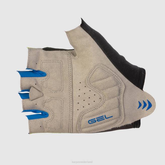handschoen| Karpos vrouwen federia 1/2 vingers handschoen indigo b/zwart/groen fluo HD6V908