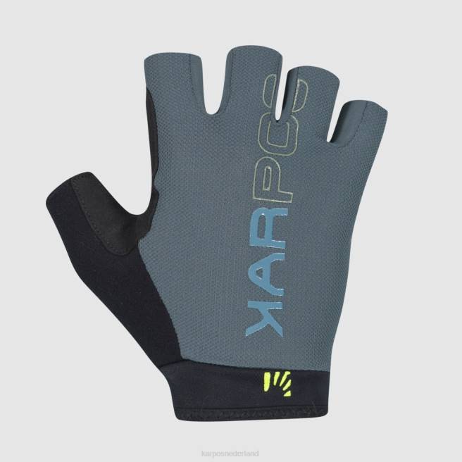 handschoen| Karpos vrouwen snelle handschoen met 1/2 vingers donkere leisteen/noord-Atlantische Oceaan HD6V890
