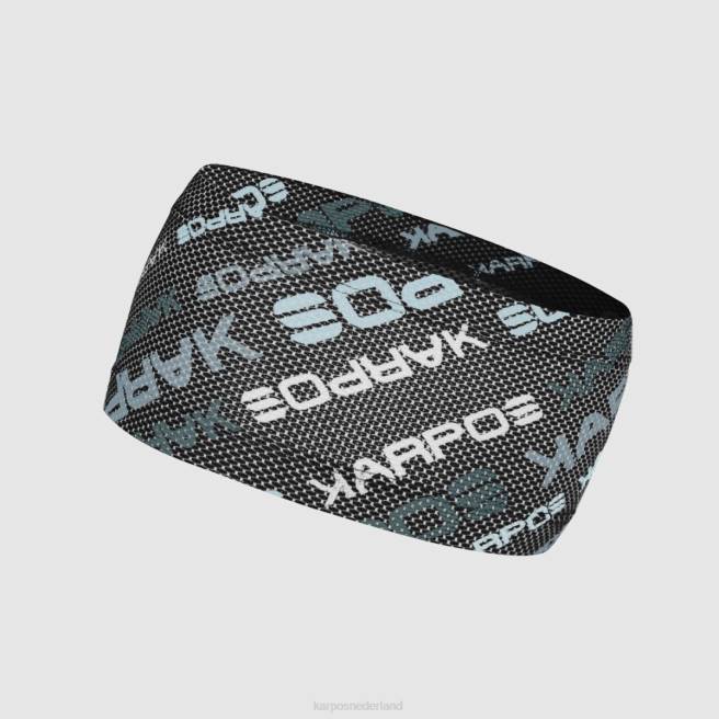 hoofddeksel| Karpos vrouwen hoofdband verplaatst zwart/aquamarijn HD6V802