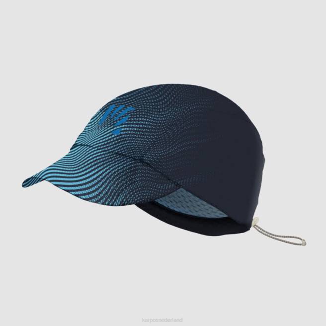 hoofddeksel| Karpos vrouwen pet met trecime-print indigo b./hemelkapitein HD6V698