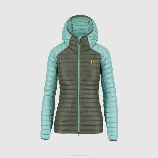 jas| Karpos vrouwen alagna donsjack tijm/aqua sky HD6V958