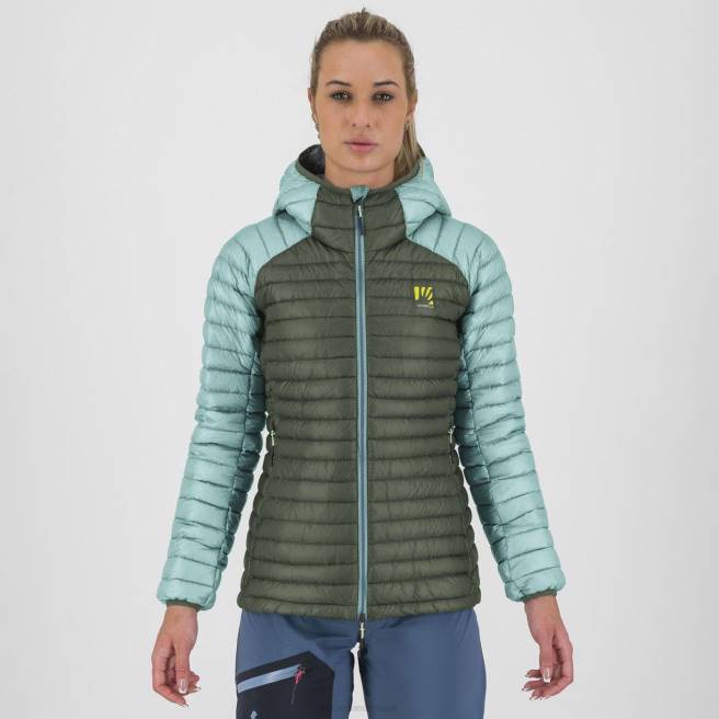 jas| Karpos vrouwen alagna donsjack tijm/aqua sky HD6V958