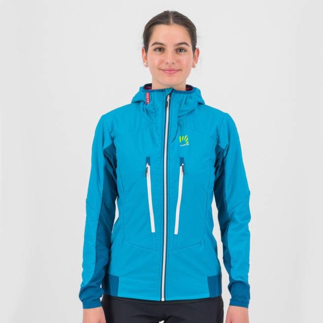 jas| Karpos vrouwen k-performance hybride w-jas sialia/Marokkaans blauw HD6V1005