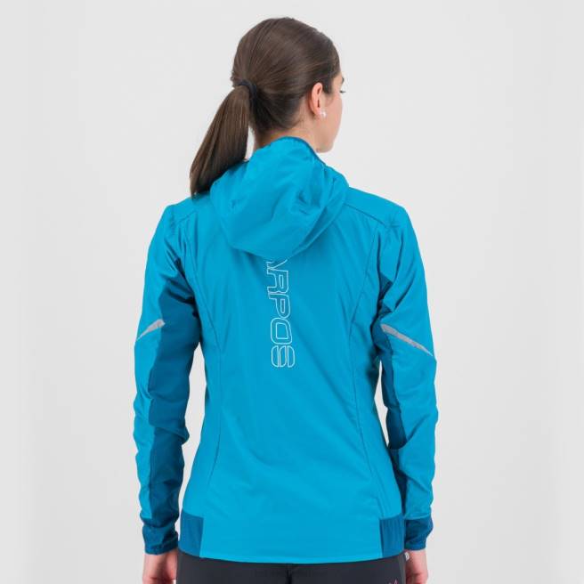 jas| Karpos vrouwen k-performance hybride w-jas sialia/Marokkaans blauw HD6V1005