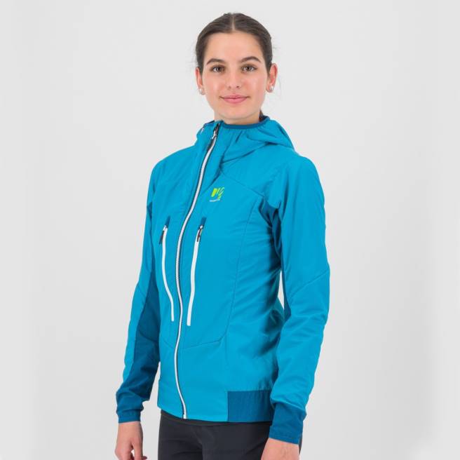 jas| Karpos vrouwen k-performance hybride w-jas sialia/Marokkaans blauw HD6V1005