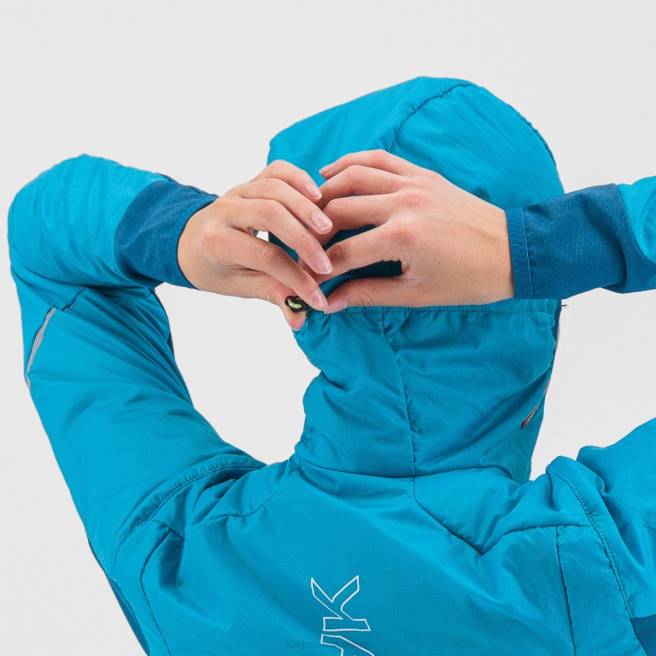 jas| Karpos vrouwen k-performance hybride w-jas sialia/Marokkaans blauw HD6V1005
