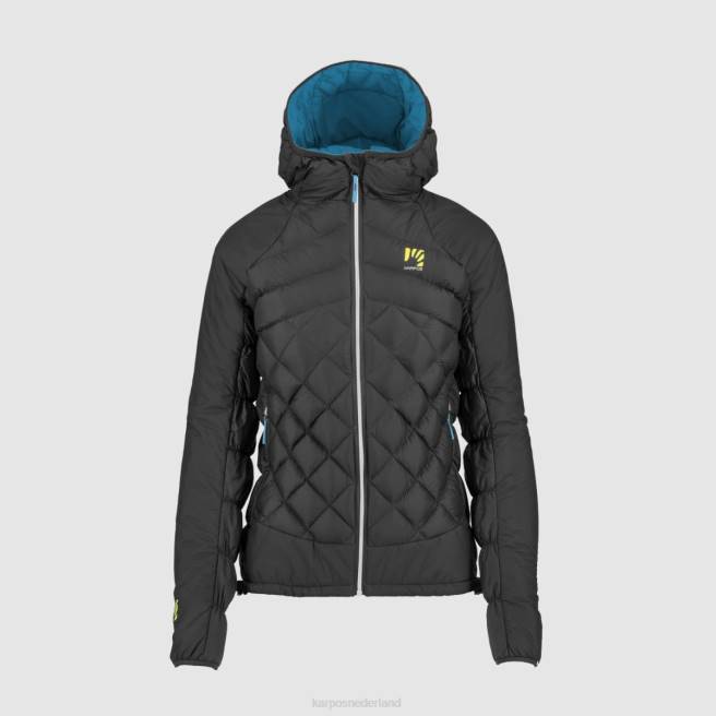 jas| Karpos vrouwen lastei active plus w-jas zwart donkergrijs HD6V983