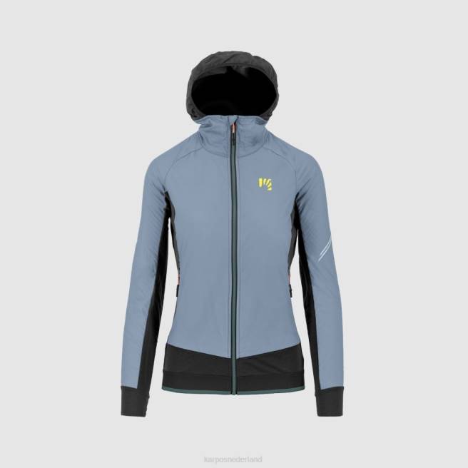 jas| Karpos vrouwen lavaredo winterjas stoffig blauw/zwart HD6V1089