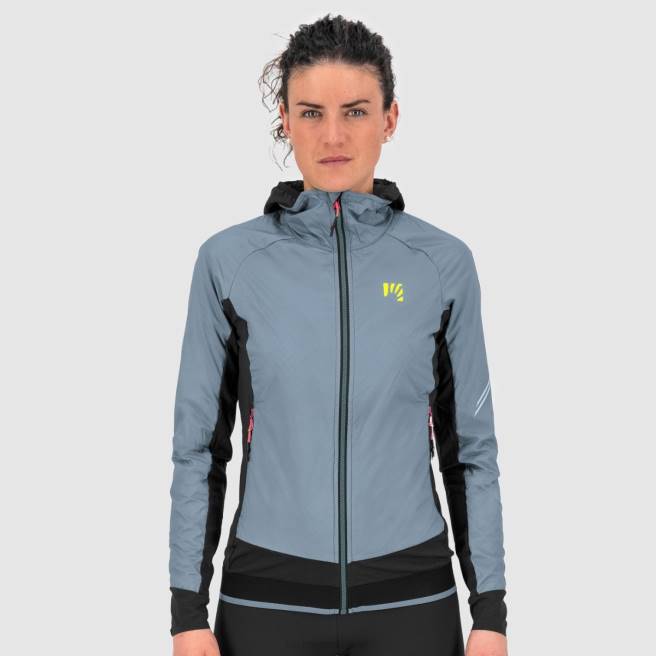 jas| Karpos vrouwen lavaredo winterjas stoffig blauw/zwart HD6V1089