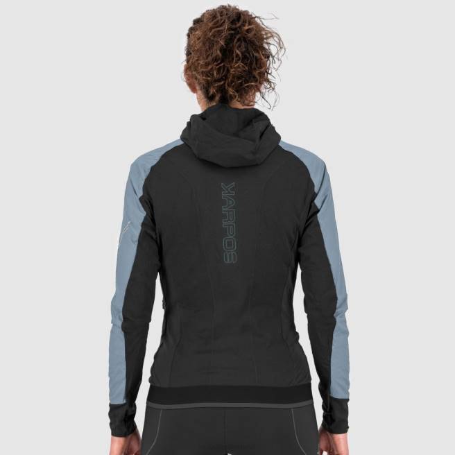jas| Karpos vrouwen lavaredo winterjas stoffig blauw/zwart HD6V1089