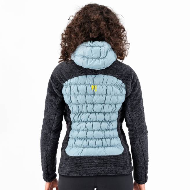 jas| Karpos vrouwen marmarole met jasje stoffig blauw/zwart HD6V1055