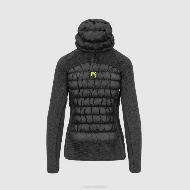 jas| Karpos vrouwen marmarole met jasje zwart HD6V1051