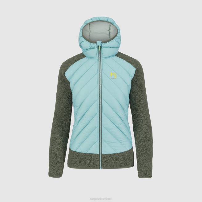 jas| Karpos vrouwen marmarole met technisch jasje tijm/aqua sky HD6V994