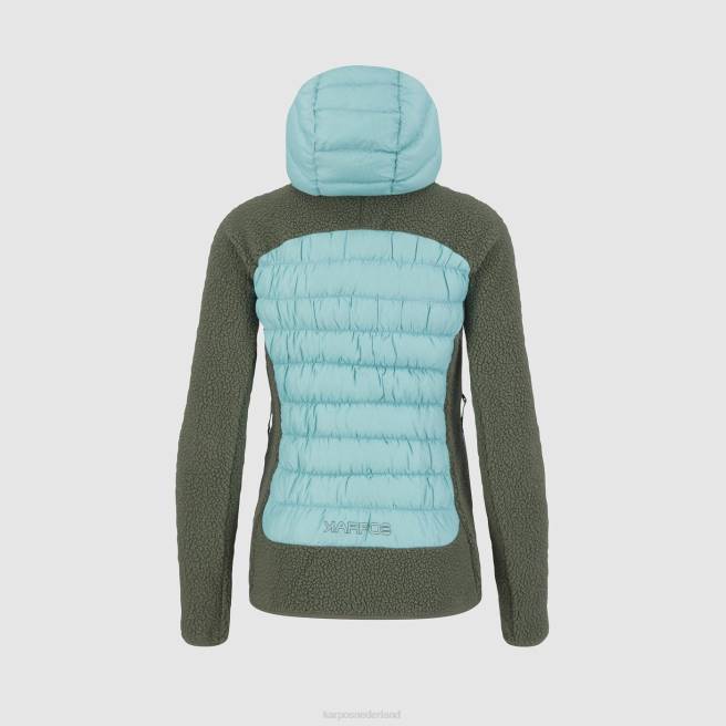 jas| Karpos vrouwen marmarole met technisch jasje tijm/aqua sky HD6V994