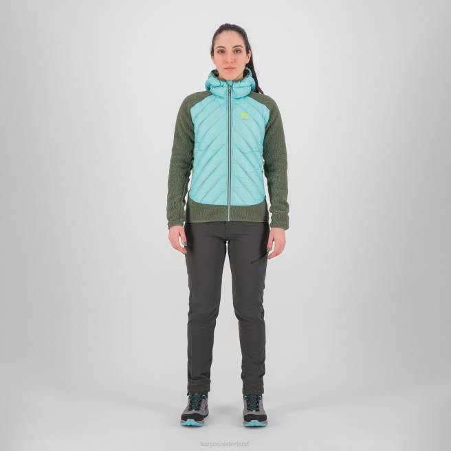 jas| Karpos vrouwen marmarole met technisch jasje tijm/aqua sky HD6V994