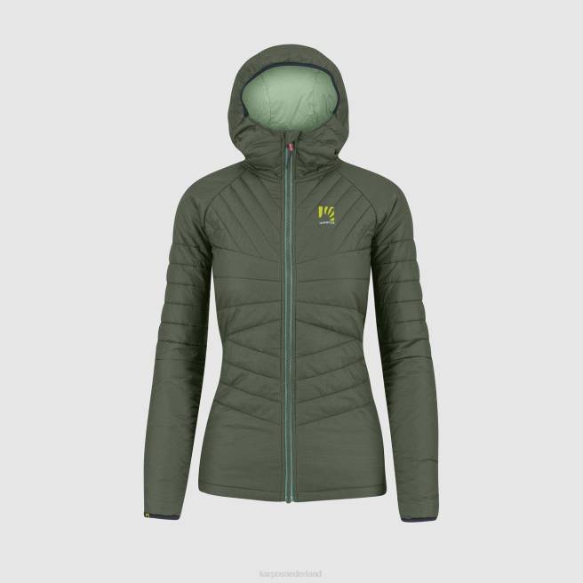 jas| Karpos vrouwen pian longhi w jas tijm/zwart zand HD6V998