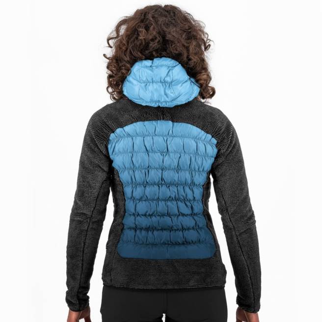 jas| Karpos vrouwen slim w marmarole jasje blauw atol/zwart HD6V1028