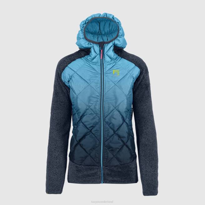 jas| Karpos vrouwen slim w marmarole jasje vulcan/blauw atol HD6V1030