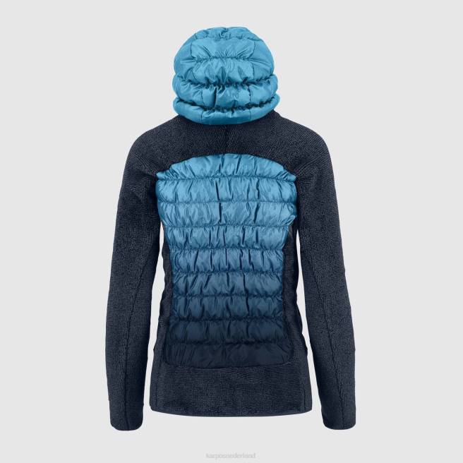 jas| Karpos vrouwen slim w marmarole jasje vulcan/blauw atol HD6V1030