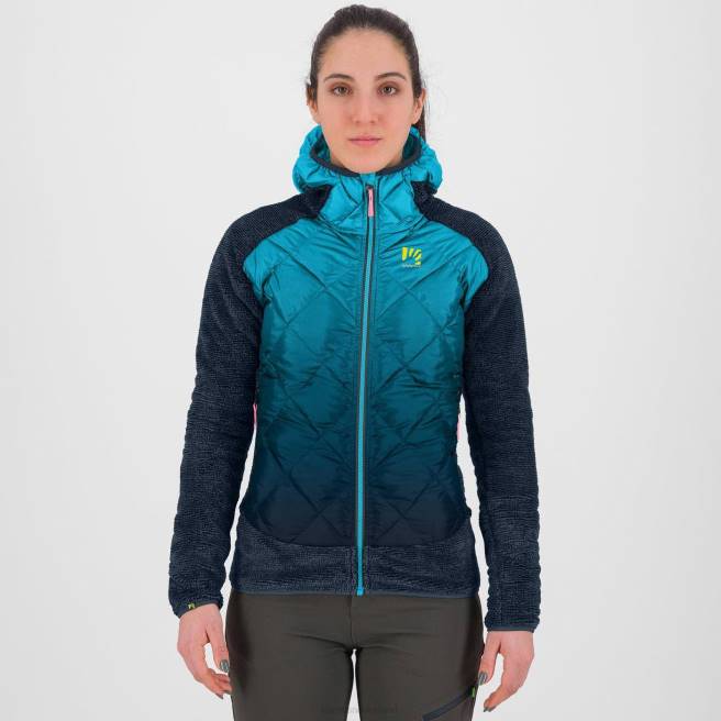 jas| Karpos vrouwen slim w marmarole jasje vulcan/blauw atol HD6V1030
