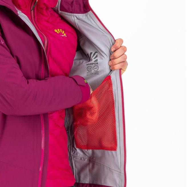 jas| Karpos vrouwen storm evo w-jas frambozen r./cabaret HD6V966