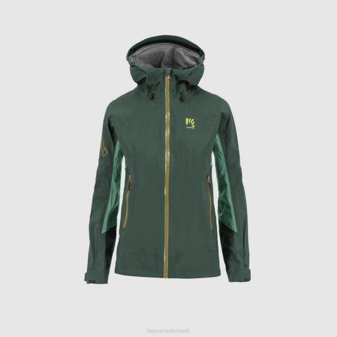 jas| Karpos vrouwen storm evo w-jas junglegroen/ijzig s. HD6V965
