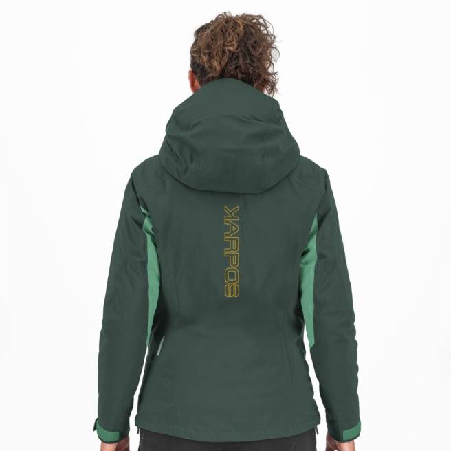 jas| Karpos vrouwen storm evo w-jas junglegroen/ijzig s. HD6V965