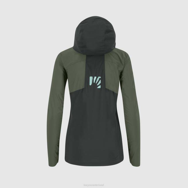 jas| Karpos vrouwen valsesia schelp met jasje zwart zand/tijm HD6V951