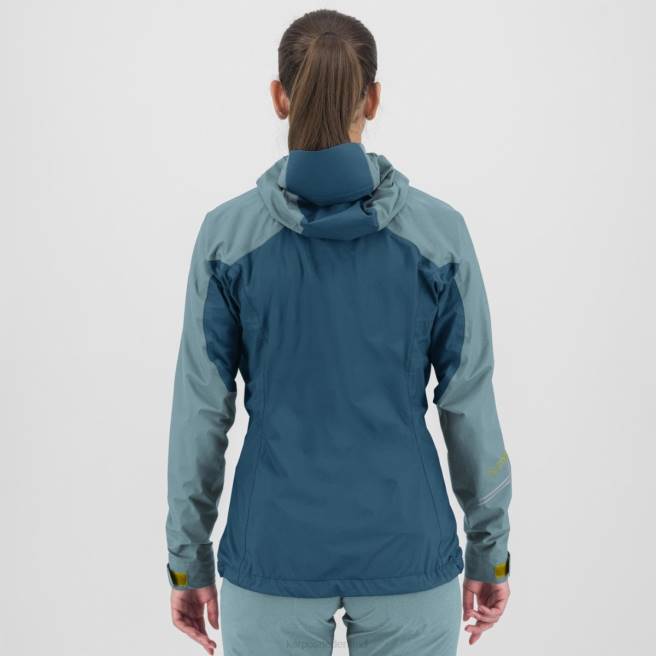 jas| Karpos vrouwen veel regen met jas corsair/adriatisch blauw HD6V1033