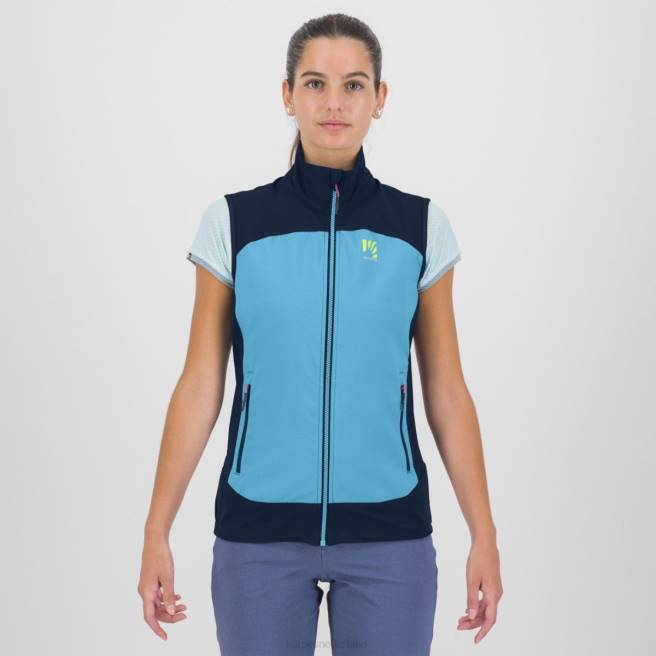 vest| Karpos vrouwen parete met vest blauwe atol / luchtkapitein HD6V1101