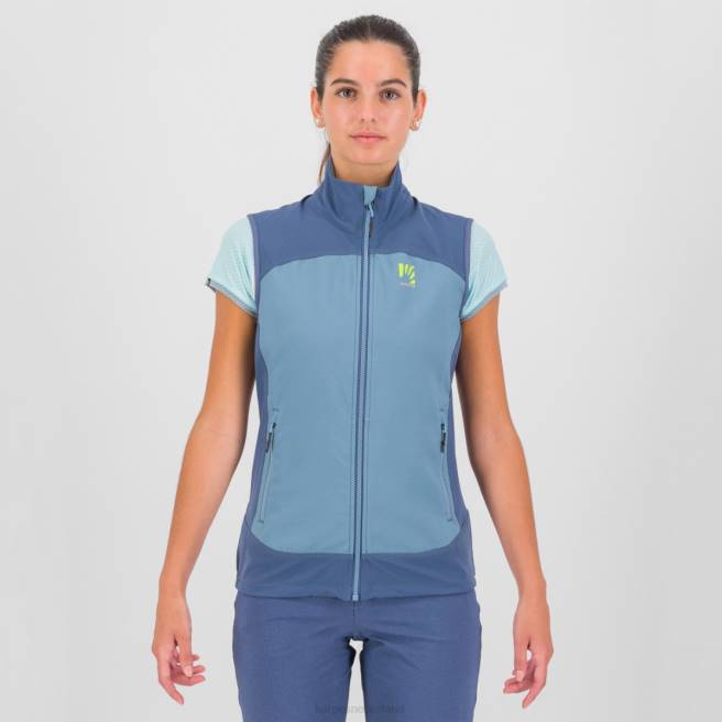 vest| Karpos vrouwen parete met vest lentemeer/vintage indigo HD6V1103