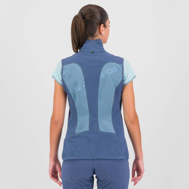 vest| Karpos vrouwen parete met vest lentemeer/vintage indigo HD6V1103