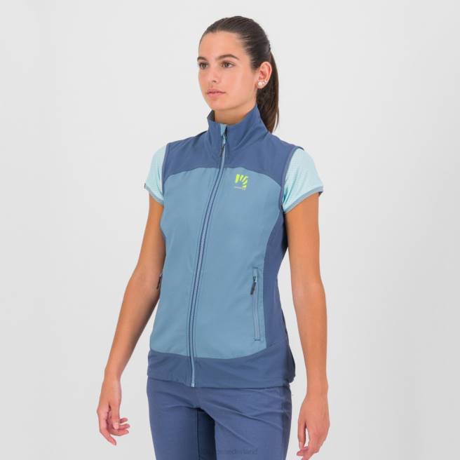 vest| Karpos vrouwen parete met vest lentemeer/vintage indigo HD6V1103