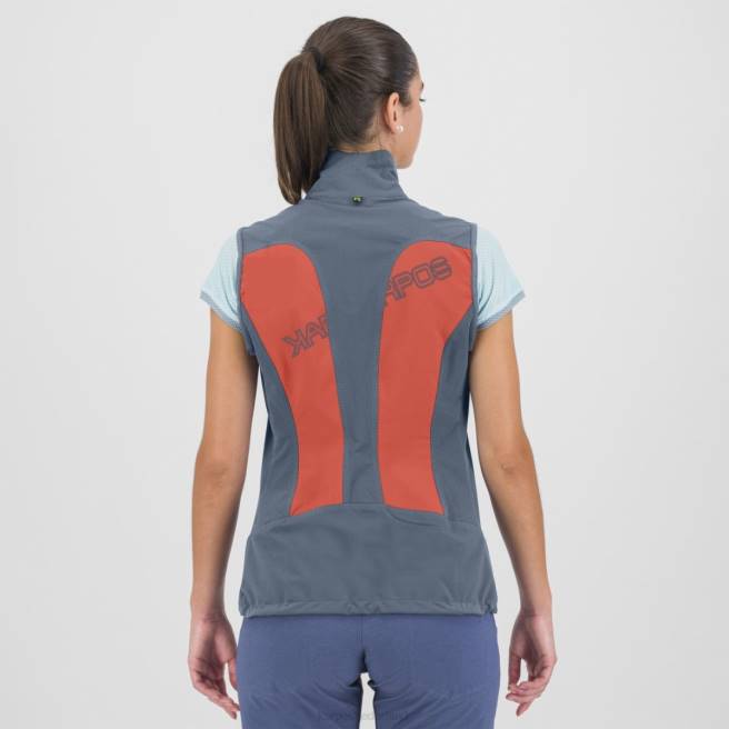 vest| Karpos vrouwen parete met vest warm koraal/vintage indigo HD6V1102