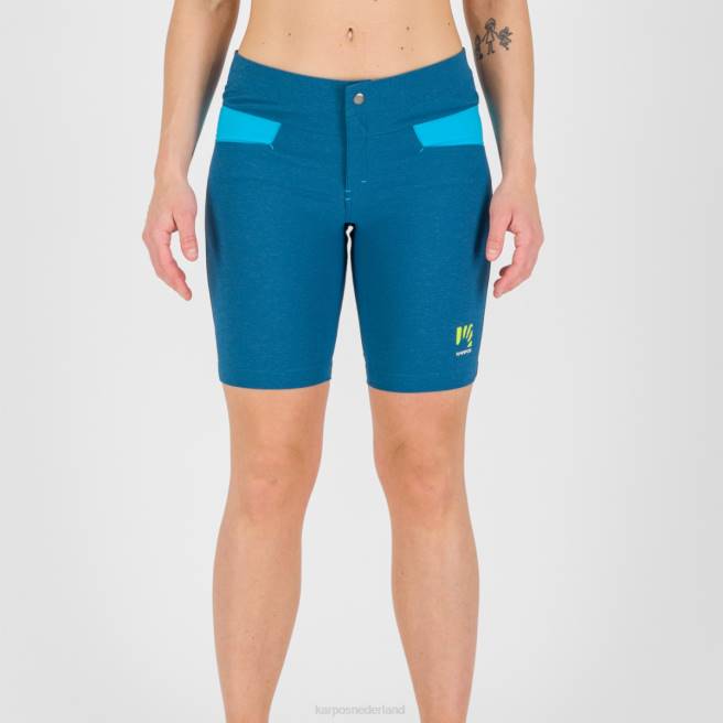 kort| Karpos vrouwen dolada en bermuda Marokkaans blauw/bluebird HD6V1616