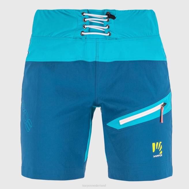 kort| Karpos vrouwen val di dentro w bermuda Marokkaans blauw/bluebird HD6V1576