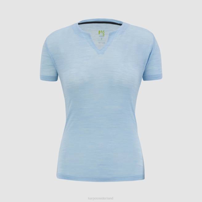 T-shirt| Karpos vrouwen Coppolo merino met t-shirt aquamarijn HD6V1242
