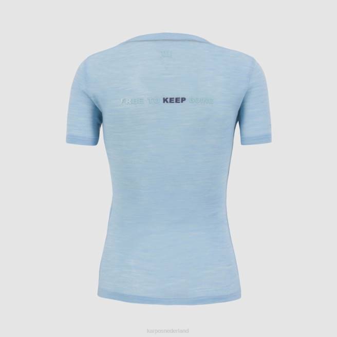 T-shirt| Karpos vrouwen Coppolo merino met t-shirt aquamarijn HD6V1242