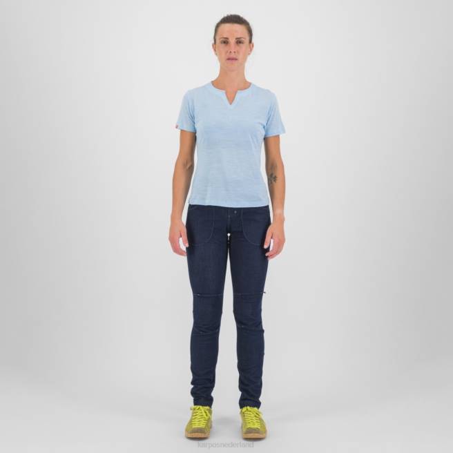 T-shirt| Karpos vrouwen Coppolo merino met t-shirt aquamarijn HD6V1242
