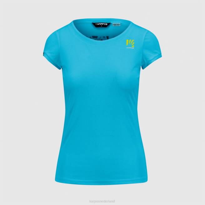 T-shirt| Karpos vrouwen Loma w-jersey blauwe atol / luchtkapitein HD6V1373