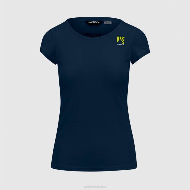 T-shirt| Karpos vrouwen Loma w-jersey hemelkapitein/wit/blauw atol HD6V1375