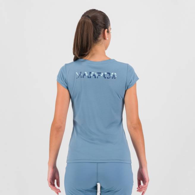 T-shirt| Karpos vrouwen Loma w-jersey lentemeer/aquamarijn/vintage HD6V1378