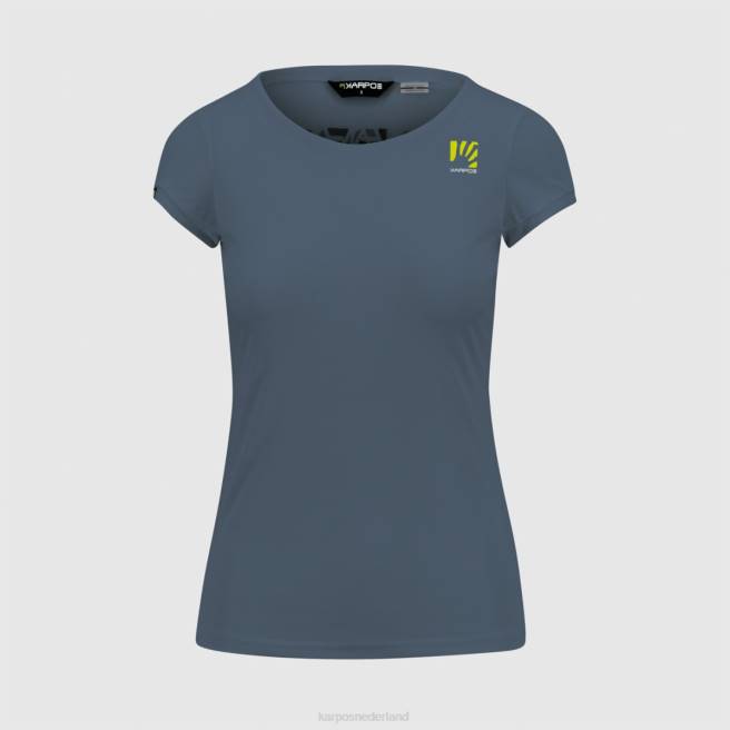 T-shirt| Karpos vrouwen Loma w-jersey vintage indigo/zwart/wit HD6V1379