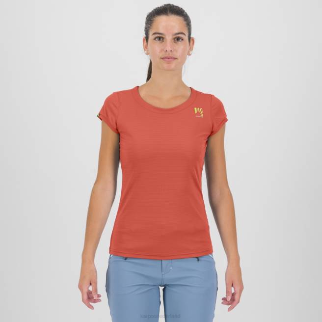 T-shirt| Karpos vrouwen Loma w-jersey warm koraal/vintage indigo/wolk HD6V1370