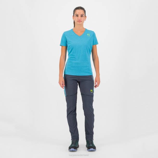 T-shirt| Karpos vrouwen alta via polartec w-jersey blauwe atol HD6V1297