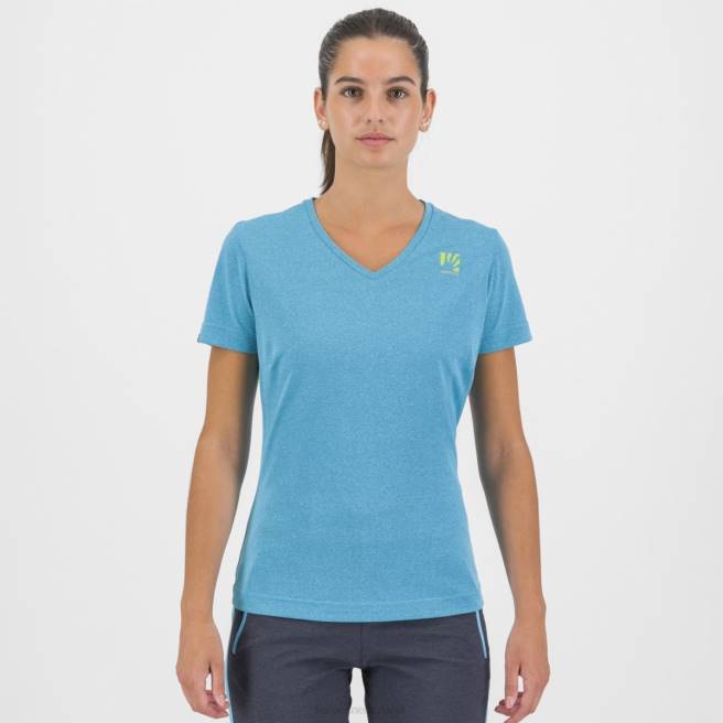 T-shirt| Karpos vrouwen alta via polartec w-jersey blauwe atol HD6V1297