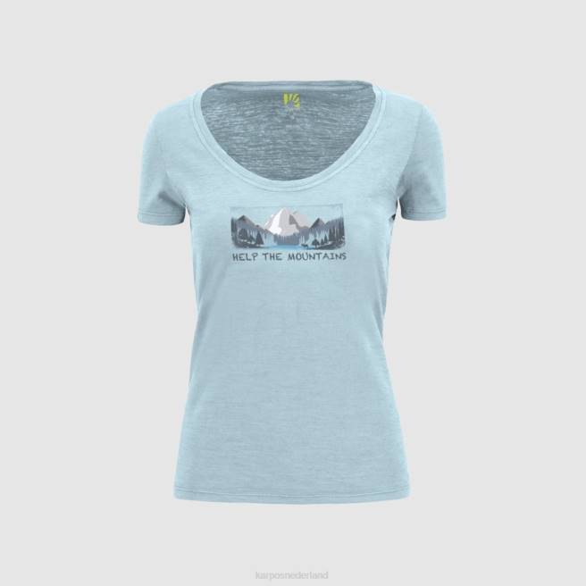 T-shirt| Karpos vrouwen ambretta met t-shirt aquamarijn HD6V1320