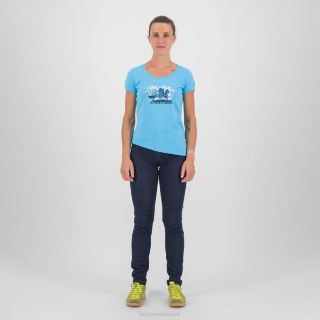 T-shirt| Karpos vrouwen anemoon evo w t-shirt blauwe atol HD6V1361