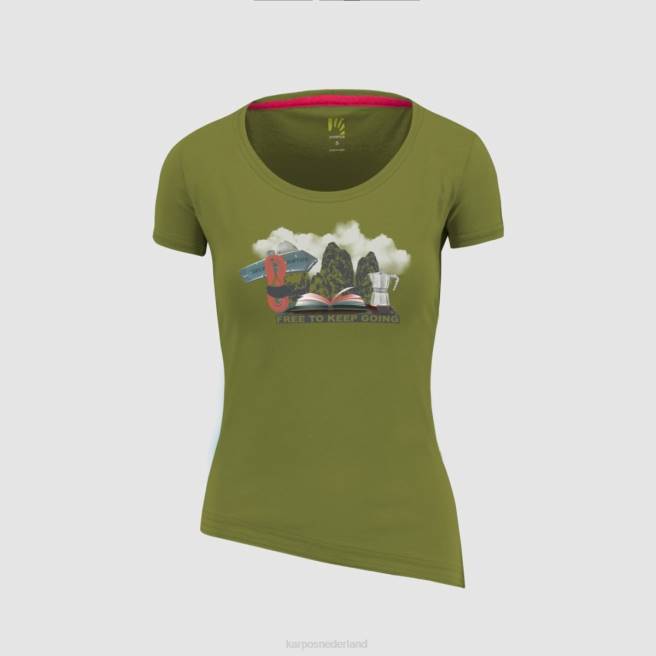 T-shirt| Karpos vrouwen anemoon evo w t-shirt guacemole HD6V1362
